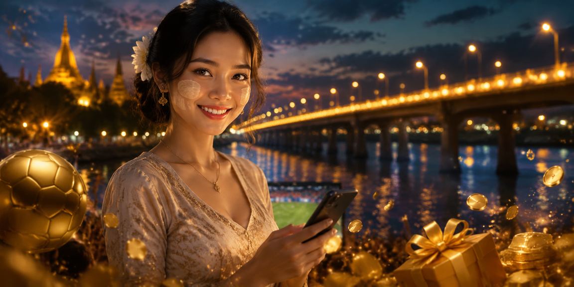 မော်လမြိုင်ဖုန်းအားကစားလောင်းကစားနည်းလမ်းများကို ခံစားနေခဲ့သော အမျိုးသမီး